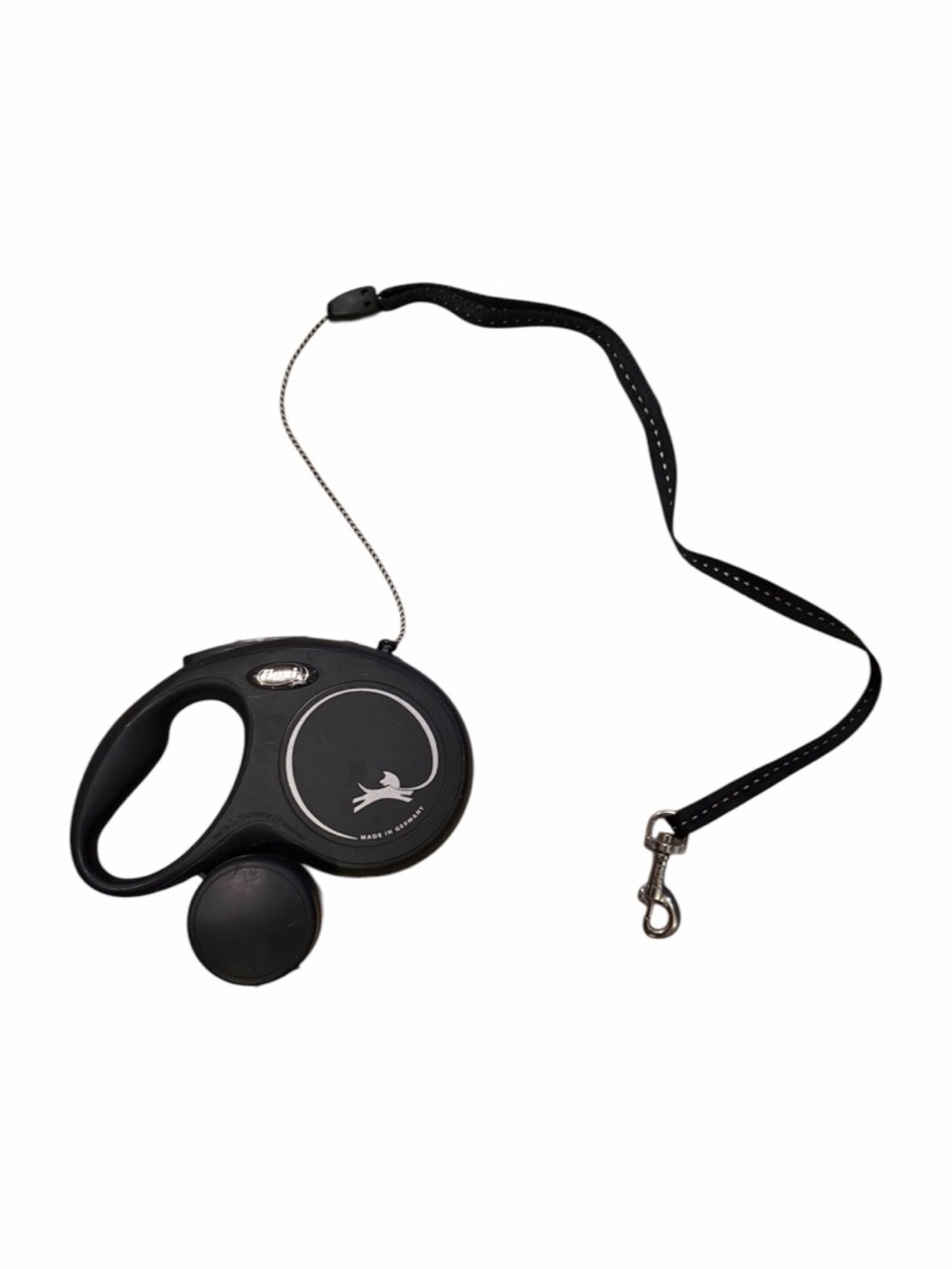 New Flexi Black Retractable Dog Leash